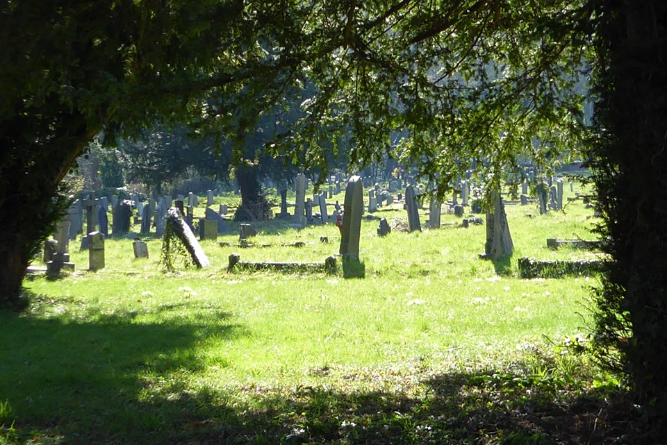 Graveyard in lockdown (image 1)