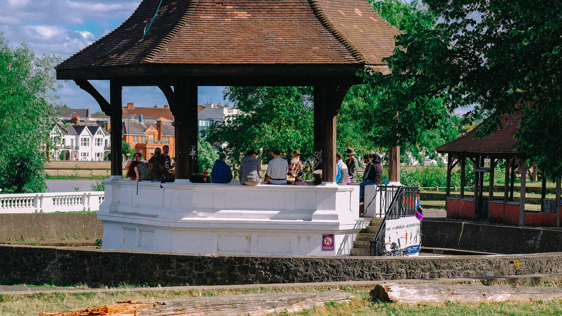 Memories from the Post-Lockdown-Bandstand-Drum-Circle (image 2)