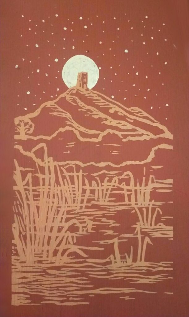 Path toward Glastonbury Tor